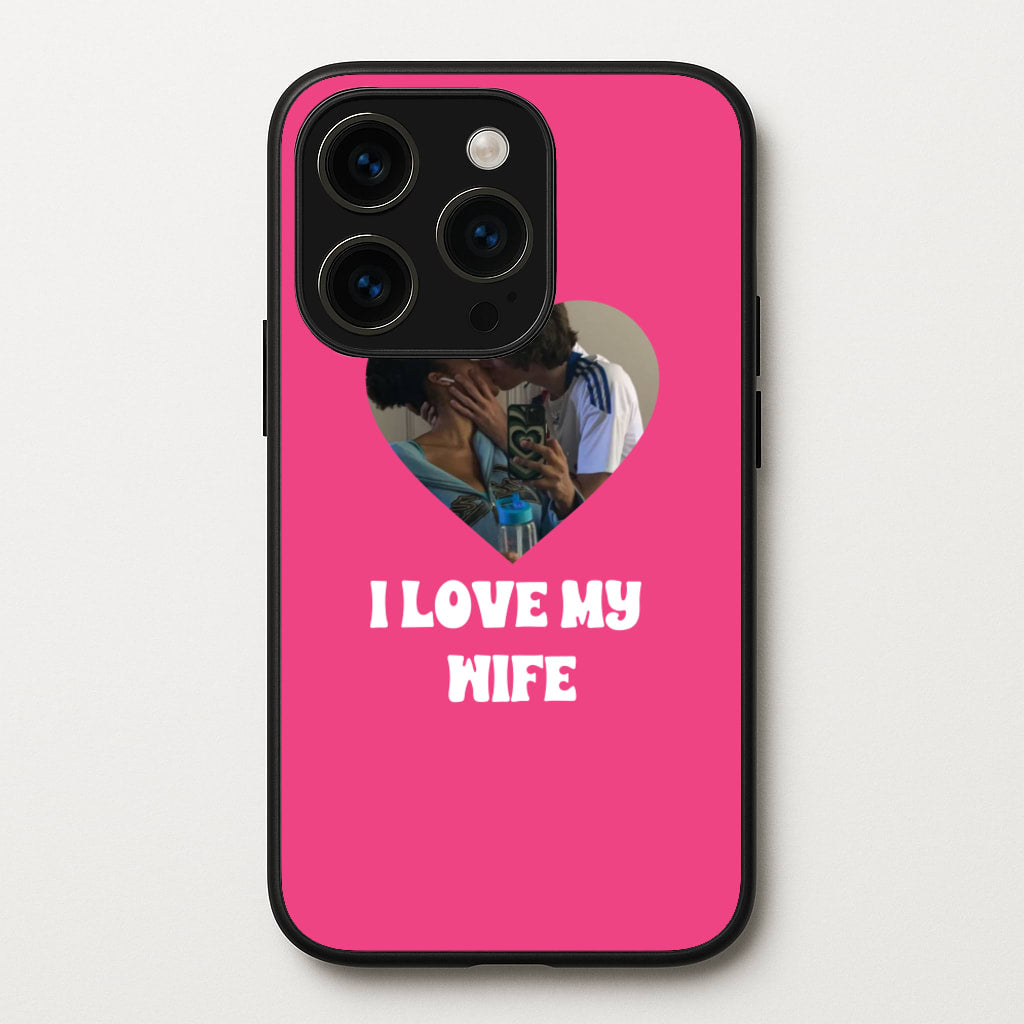 I Love My Wife - Personalised Couples - Personalised Valentine's Day Phone Case for iPhone 14 Pro