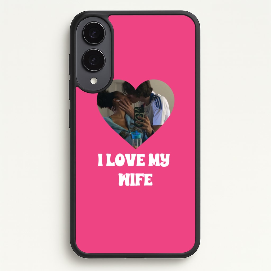 I Love My Wife - Personalised Couples - Personalised Valentine's Day Phone Case for Galaxy S25 Edge
