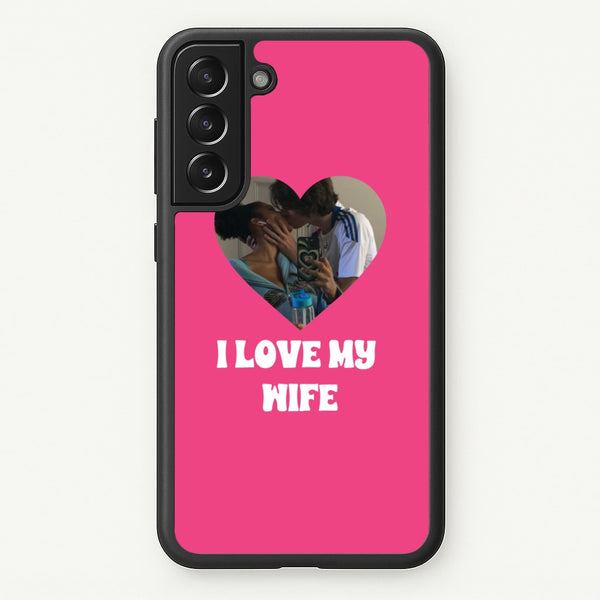 I Love My Wife - Personalised Couples - Personalised Valentine's Day Phone Case for Galaxy S21