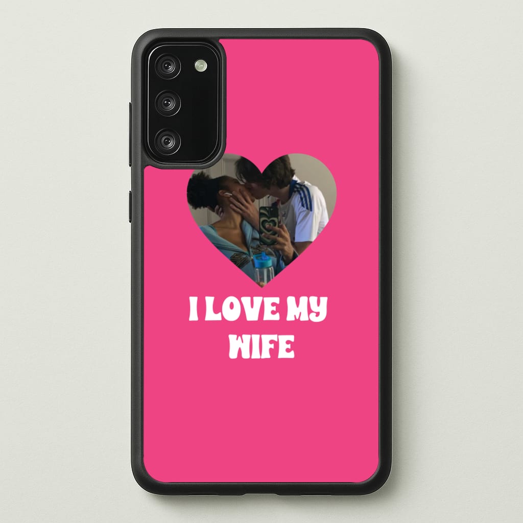 I Love My Wife - Personalised Couples - Personalised Valentine's Day Phone Case for Galaxy A41