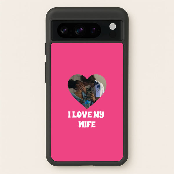 I Love My Wife - Personalised Couples - Personalised Valentine's Day Phone Case for Google Pixel 8 Pro