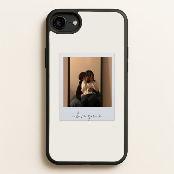I Love You Polaroid - Personalised Couples - Personalised Valentine's Day Phone Case for iPhone 6 / 7 / 8 / SE