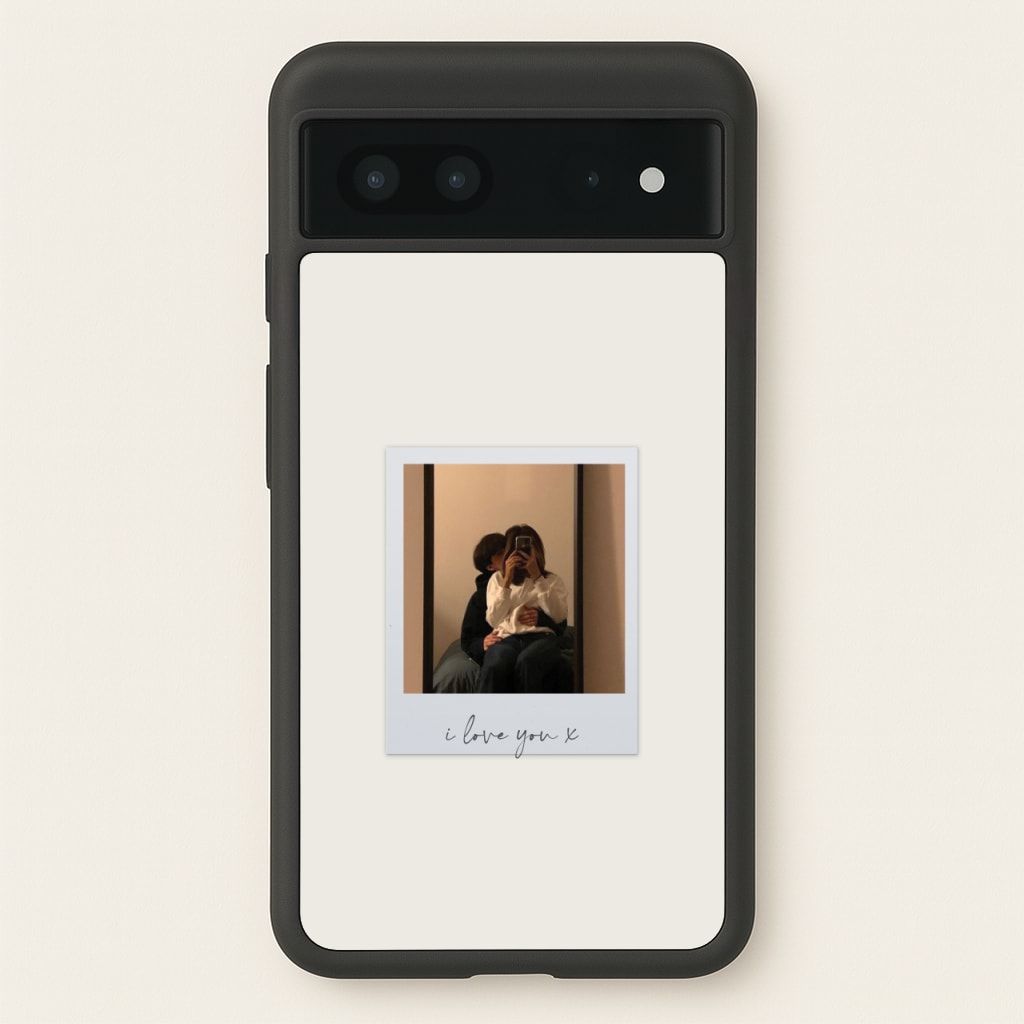 I Love You Polaroid - Personalised Couples - Personalised Valentine's Day Phone Case for Google Pixel 7