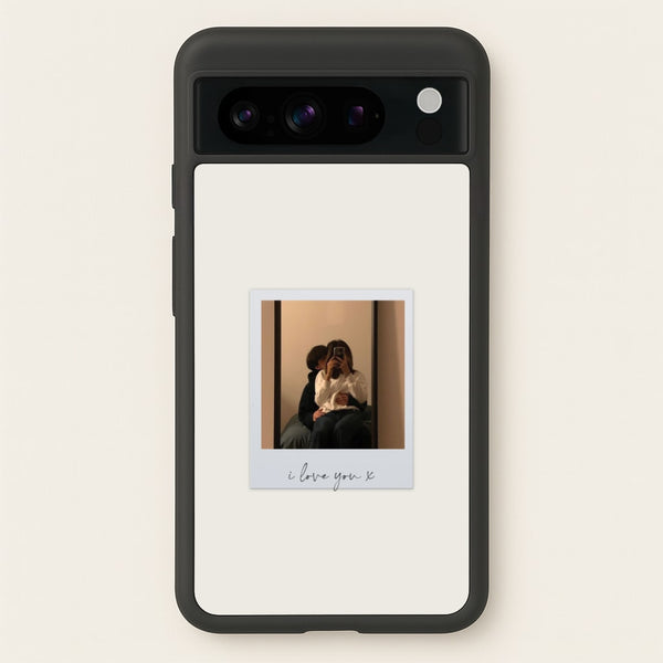 I Love You Polaroid - Personalised Couples - Personalised Valentine's Day Phone Case for Google Pixel 8 Pro