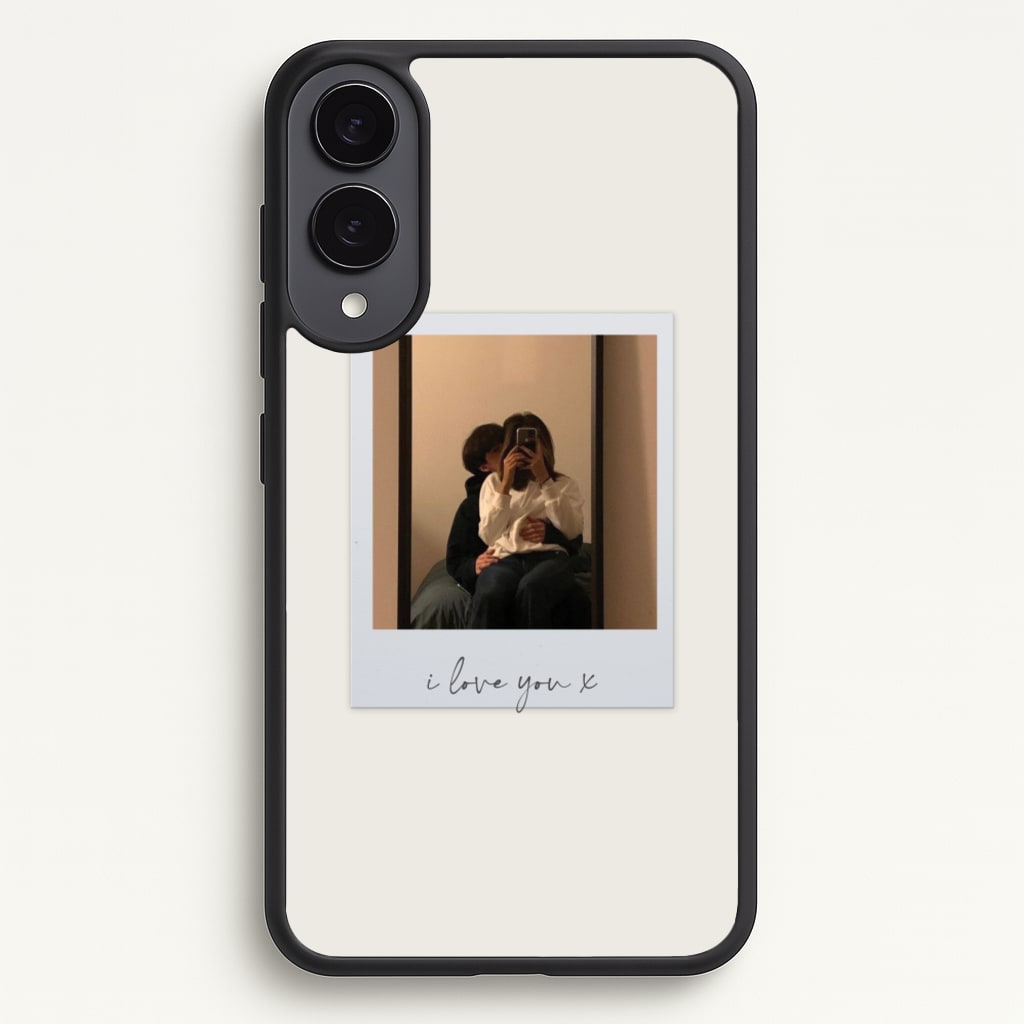 I Love You Polaroid - Personalised Couples - Personalised Valentine's Day Phone Case for Galaxy S25 Edge