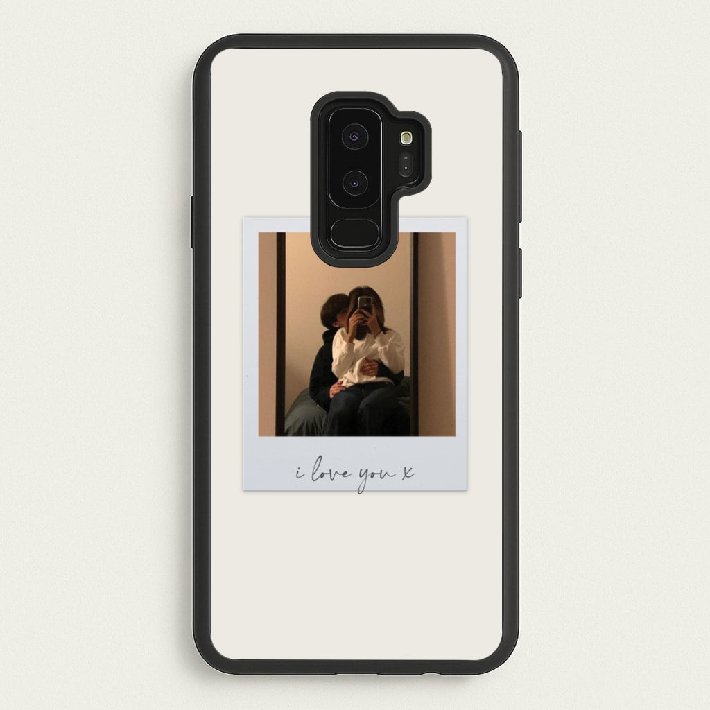 I Love You Polaroid - Personalised Couples - Personalised Valentine's Day Phone Case for Galaxy S9 Plus