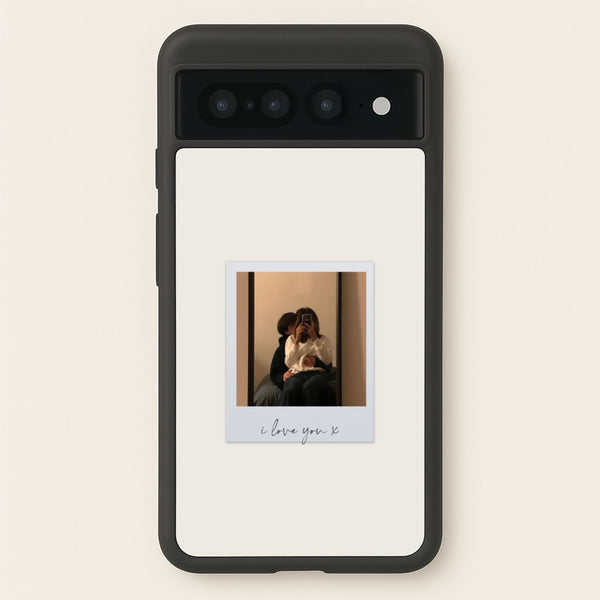 I Love You Polaroid - Personalised Couples - Personalised Valentine's Day Phone Case for Google Pixel 7 Pro