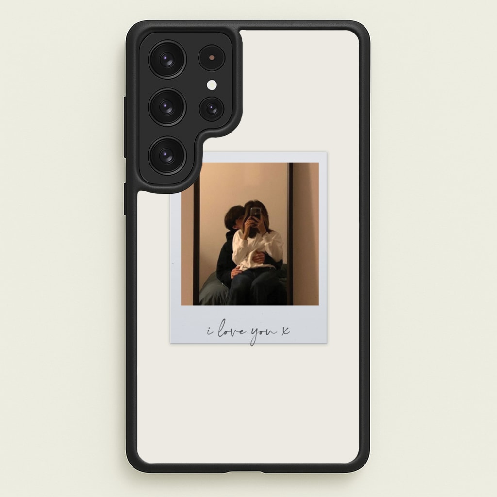 I Love You Polaroid - Personalised Couples - Personalised Valentine's Day Phone Case for Galaxy S22 Ultra