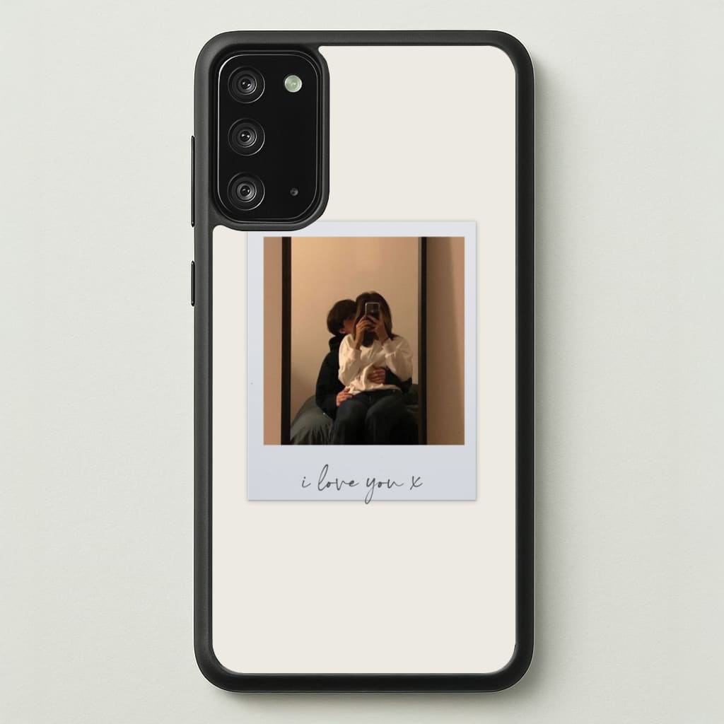 I Love You Polaroid - Personalised Couples - Personalised Valentine's Day Phone Case for Galaxy Note 20