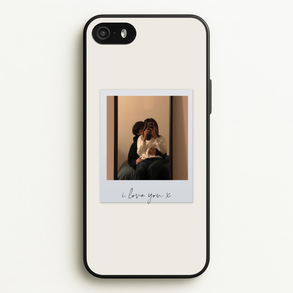 I Love You Polaroid - Personalised Couples - Personalised Valentine's Day Phone Case for iPhone 5 / 5s / SE 2016
