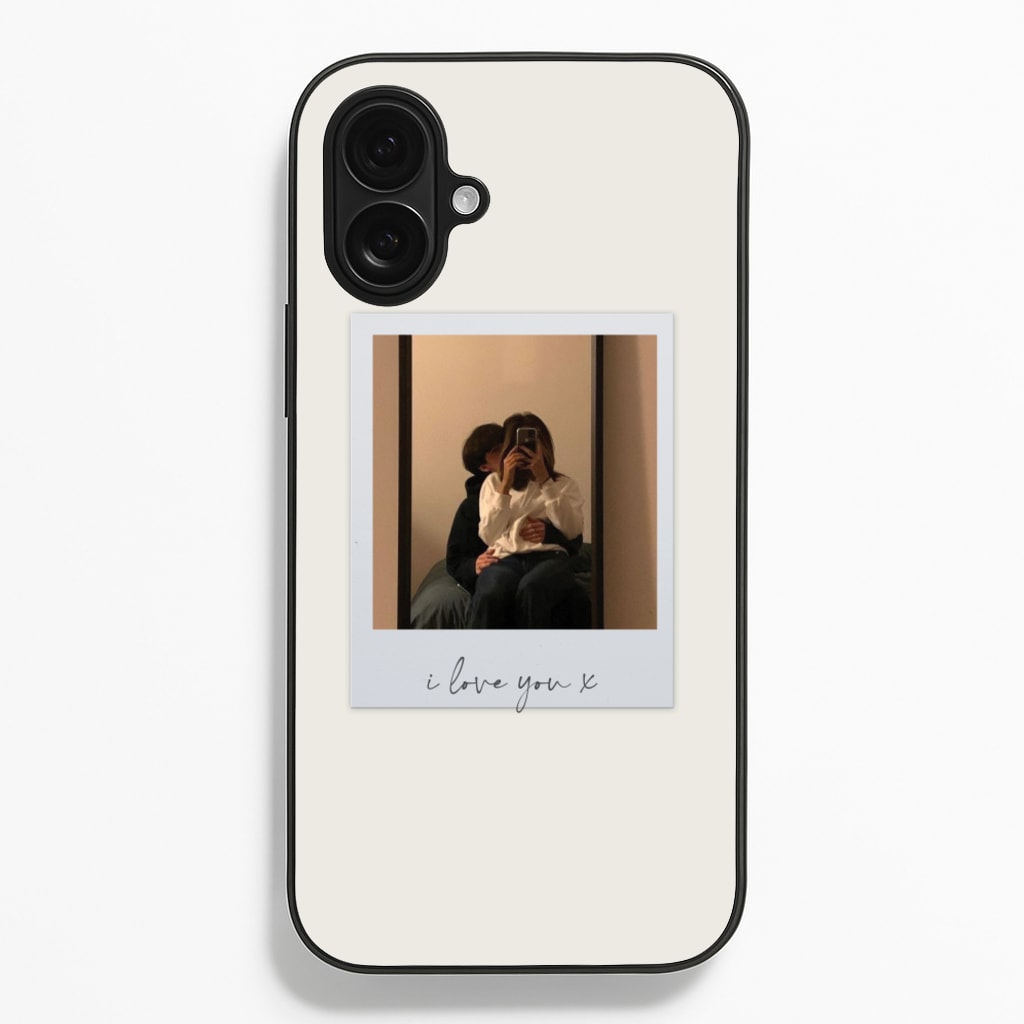 I Love You Polaroid - Personalised Couples - Personalised Valentine's Day Phone Case for iPhone 16 Plus