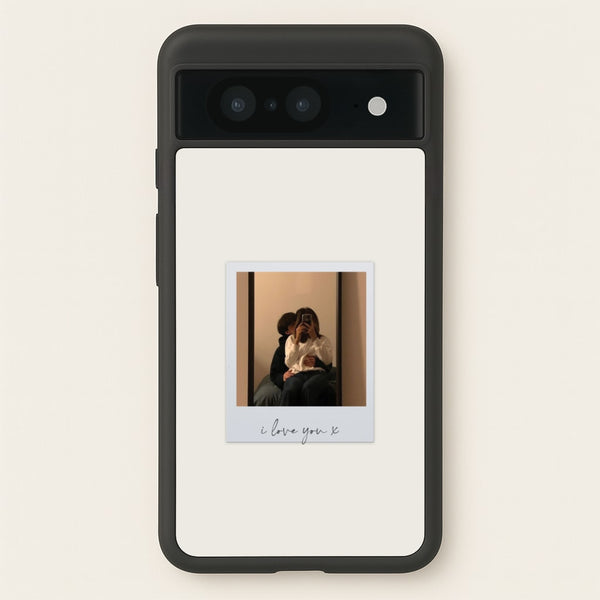 I Love You Polaroid - Personalised Couples - Personalised Valentine's Day Phone Case for Google Pixel 8