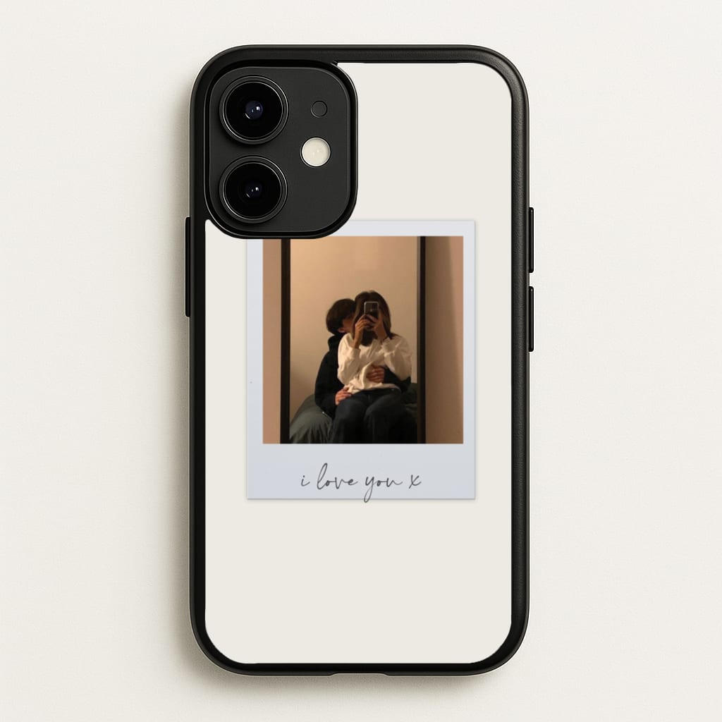 I Love You Polaroid - Personalised Couples - Personalised Valentine's Day Phone Case for iPhone 12 / 12 Pro
