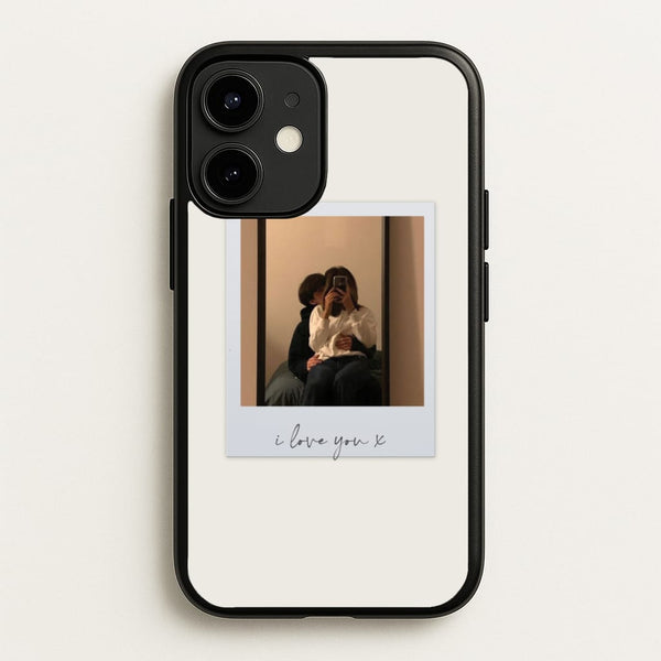 I Love You Polaroid - Personalised Couples - Personalised Valentine's Day Phone Case for iPhone 12 / 12 Pro