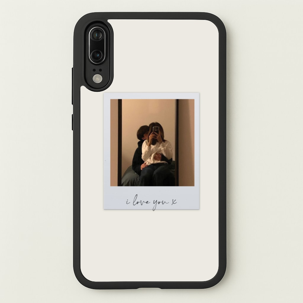 I Love You Polaroid - Personalised Couples - Personalised Valentine's Day Phone Case for Huawei P20