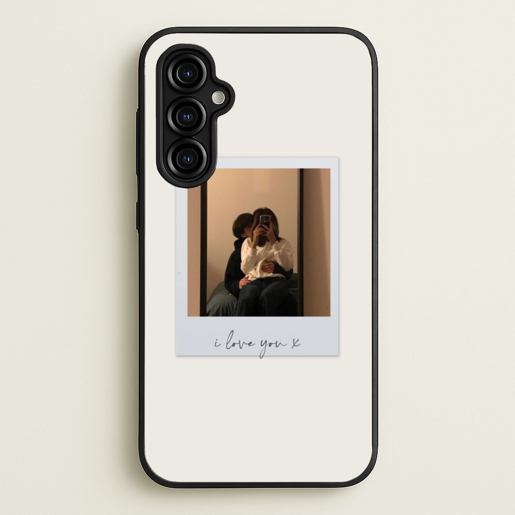 I Love You Polaroid - Personalised Couples - Personalised Valentine's Day Phone Case for Galaxy A54