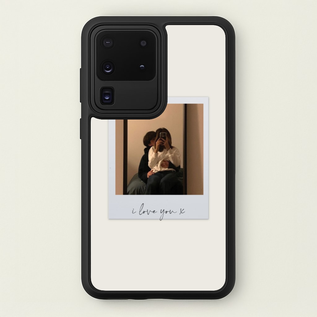 I Love You Polaroid - Personalised Couples - Personalised Valentine's Day Phone Case for Galaxy S20 Ultra