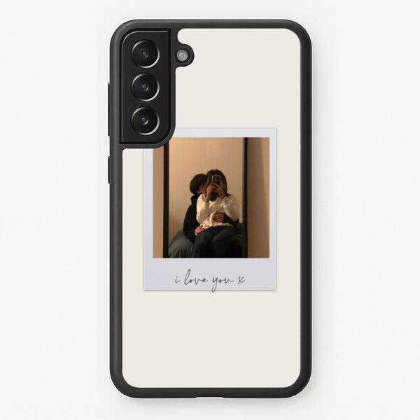 I Love You Polaroid - Personalised Couples - Personalised Valentine's Day Phone Case for Galaxy S21FE