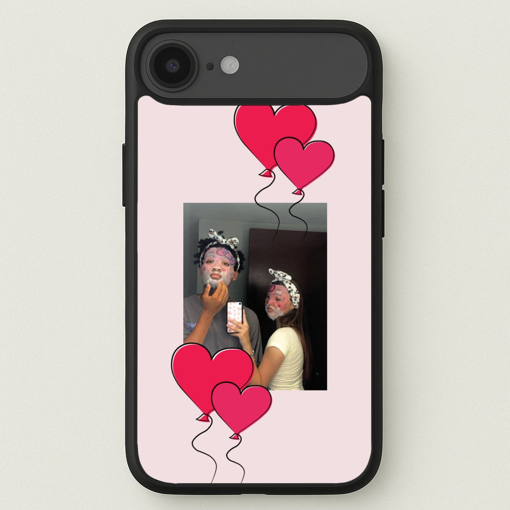 Heart Balloons - Personalised Couples Phone Case for iPhone 17 Air