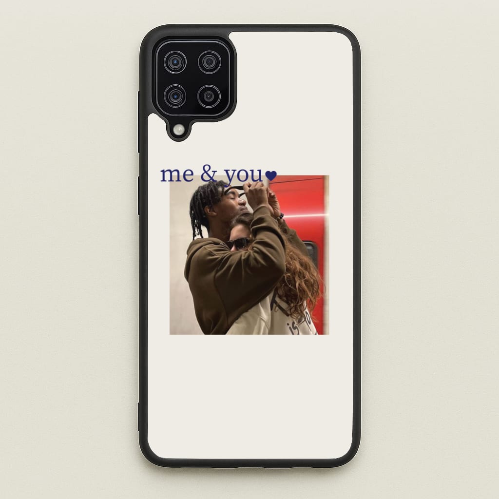 Me And You - Personalised Couples - Personalised Valentine's Day Phone Case for Galaxy A12