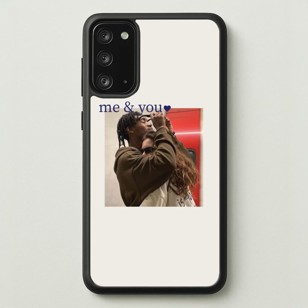 Me And You - Personalised Couples - Personalised Valentine's Day Phone Case for Galaxy Note 20