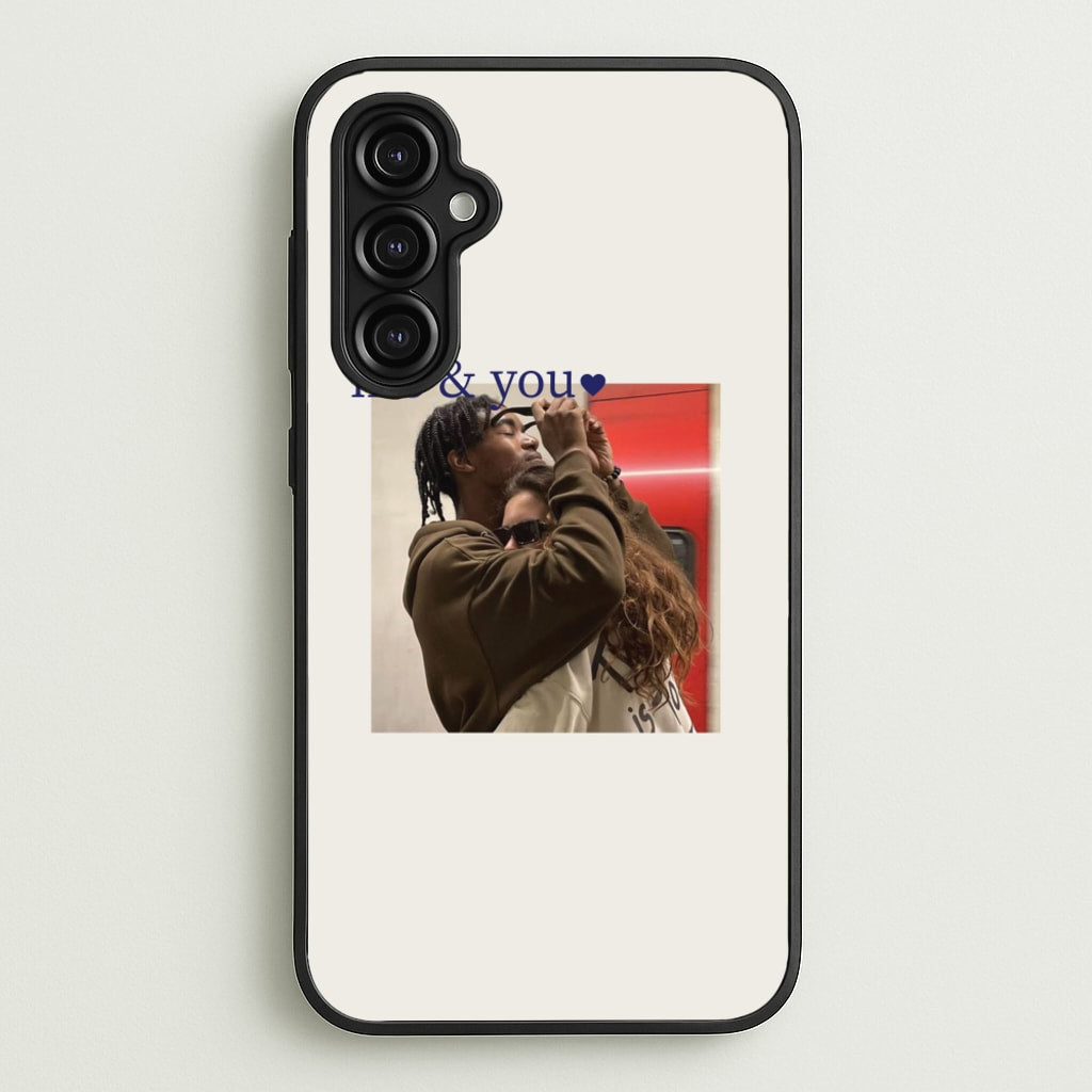 Me And You - Personalised Couples - Personalised Valentine's Day Phone Case for Galaxy A14