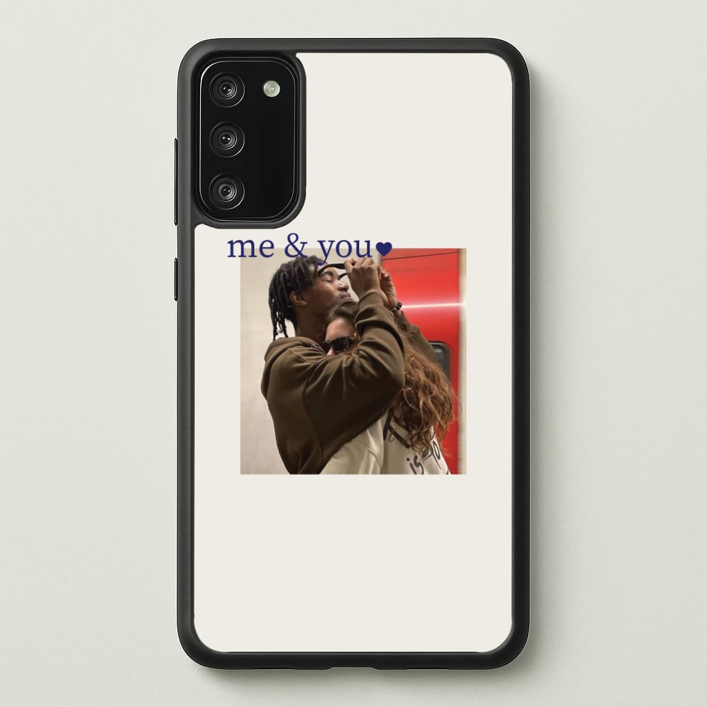 Me And You - Personalised Couples - Personalised Valentine's Day Phone Case for Galaxy A41