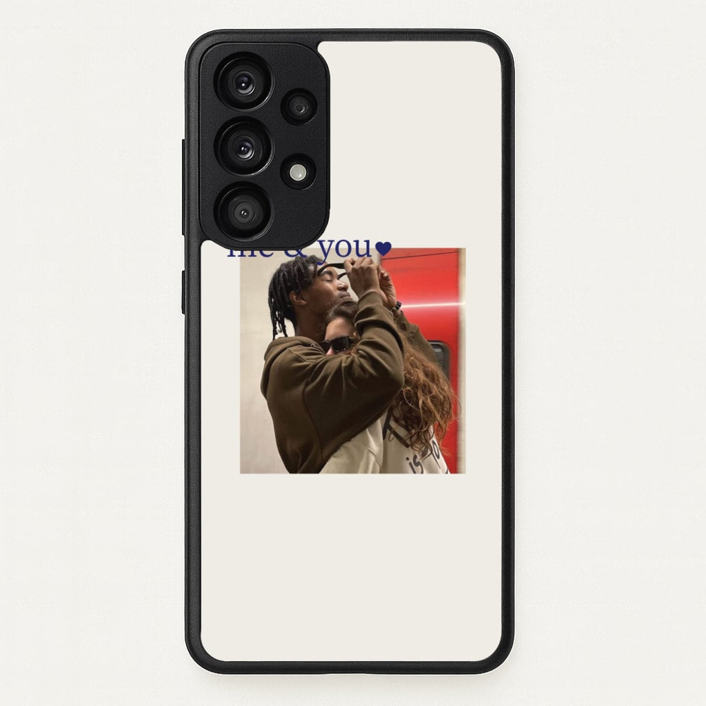 Me And You - Personalised Couples - Personalised Valentine's Day Phone Case for Galaxy A33