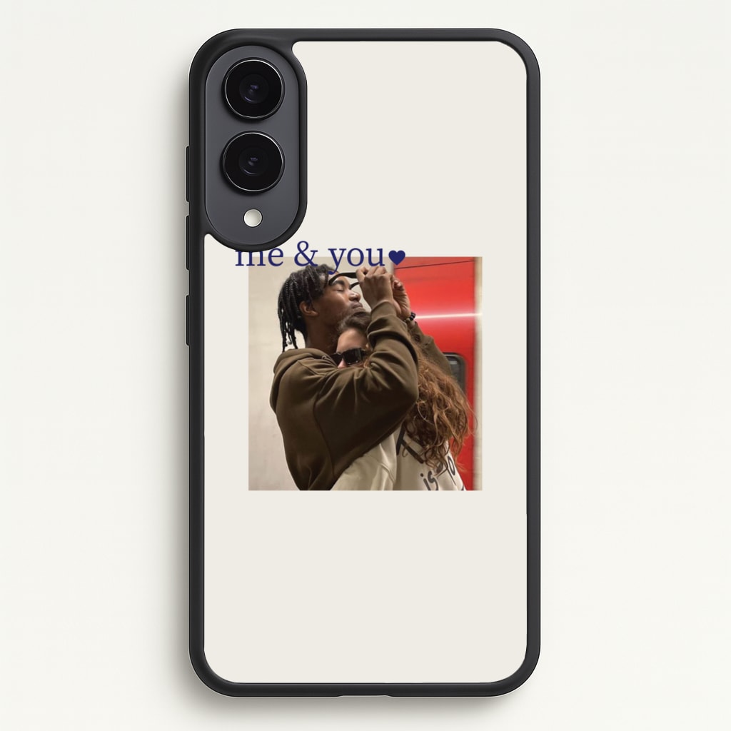 Me And You - Personalised Couples - Personalised Valentine's Day Phone Case for Galaxy S25 Edge