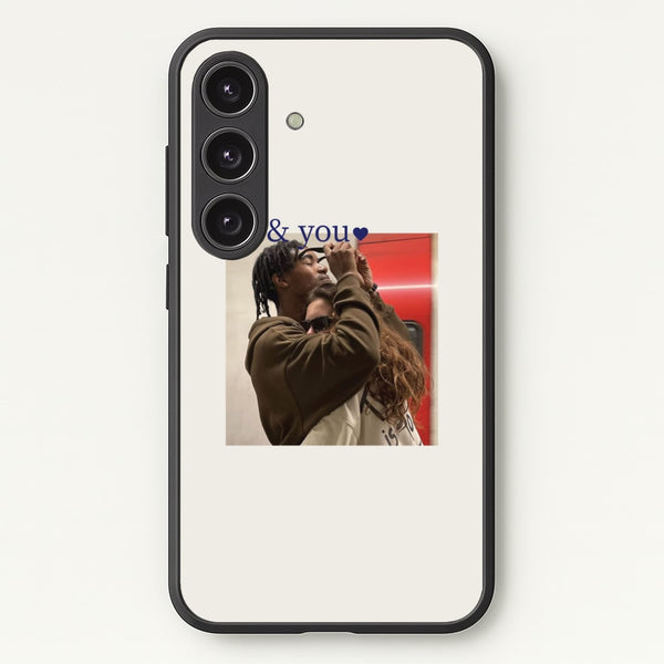 Me And You - Personalised Couples - Personalised Valentine's Day Phone Case for Galaxy S25