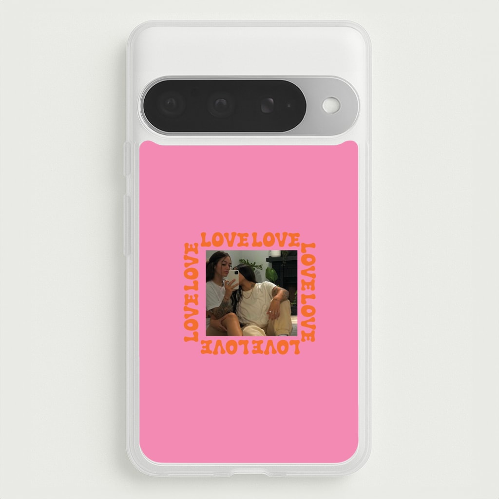 Love, Love, Love - Personalised Couples Phone Case for Google Pixel 10 Pro XL