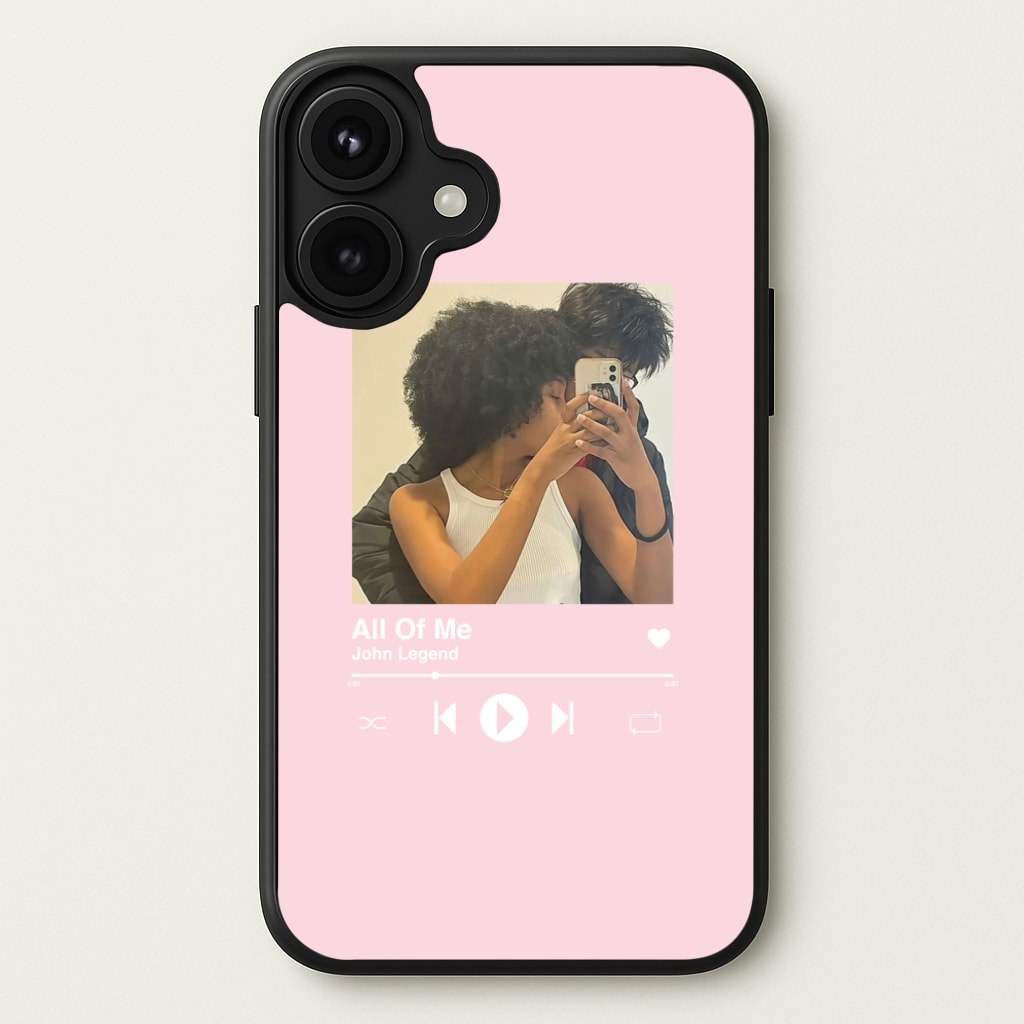 Album Cover - Personalised Couples Phone Case for iPhone 17