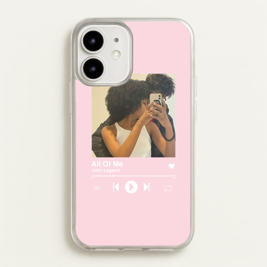 Album Cover - Personalised Couples - Personalised Valentine's Day Phone Case for iPhone 12 / 12 Pro