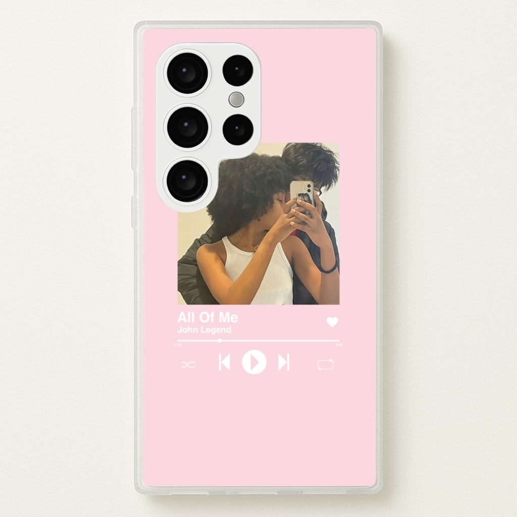 Album Cover - Personalised Couples - Personalised Valentine's Day Phone Case for Galaxy S24 Ultra