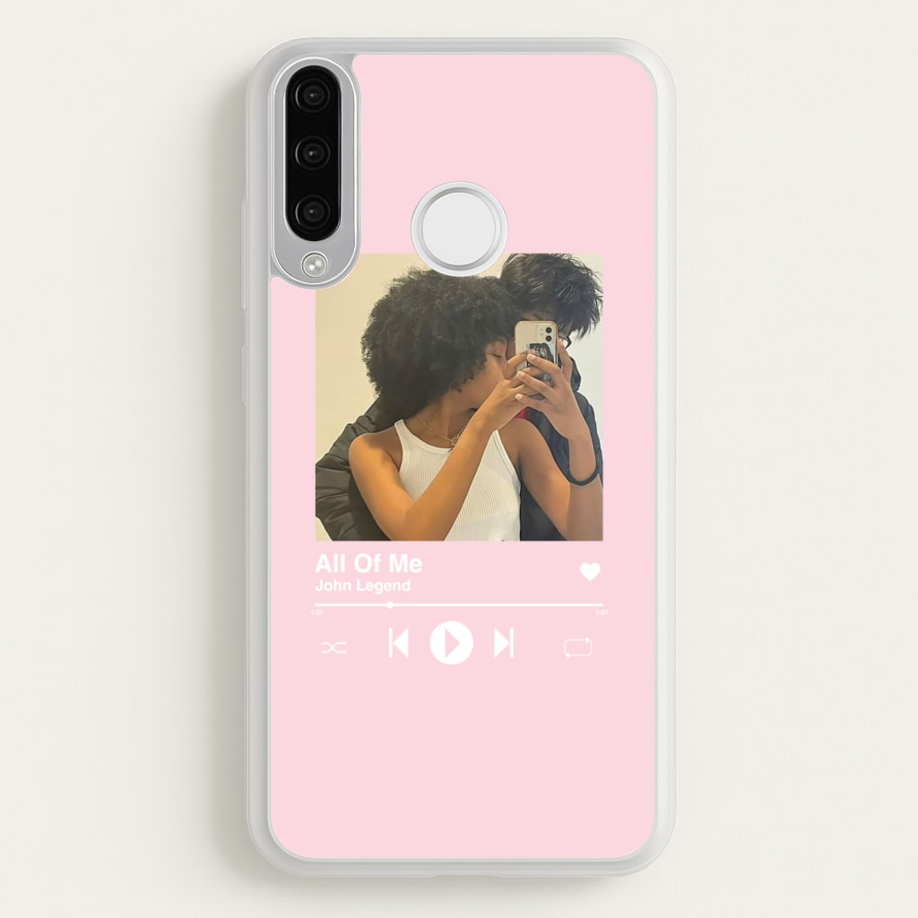Album Cover - Personalised Couples - Personalised Valentine's Day Phone Case for Huawei P30 Lite