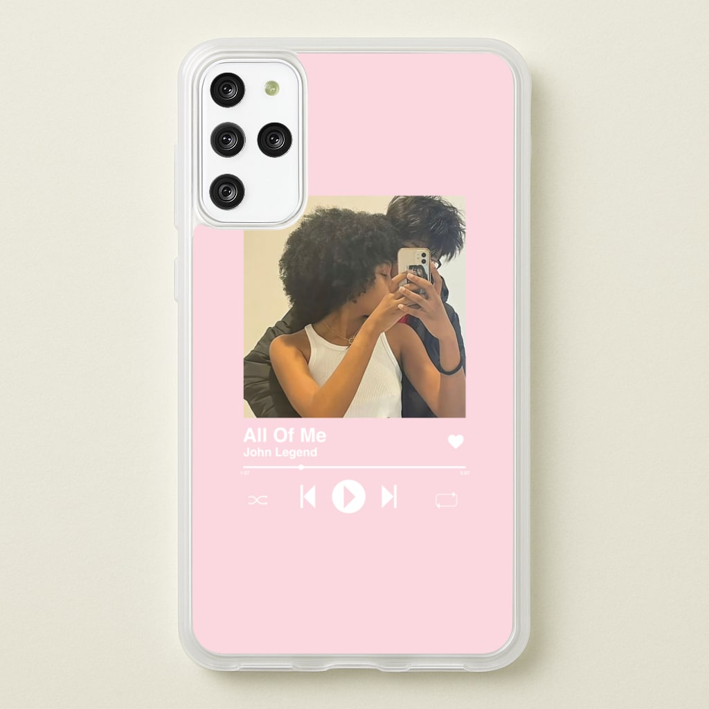 Album Cover - Personalised Couples - Personalised Valentine's Day Phone Case for Galaxy S20 Plus