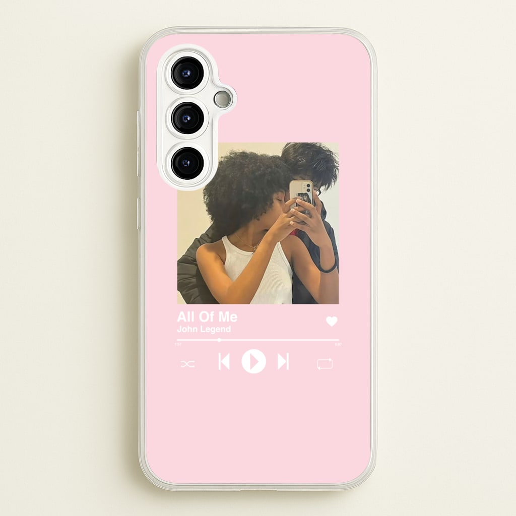 Album Cover - Personalised Couples - Personalised Valentine's Day Phone Case for Galaxy A54