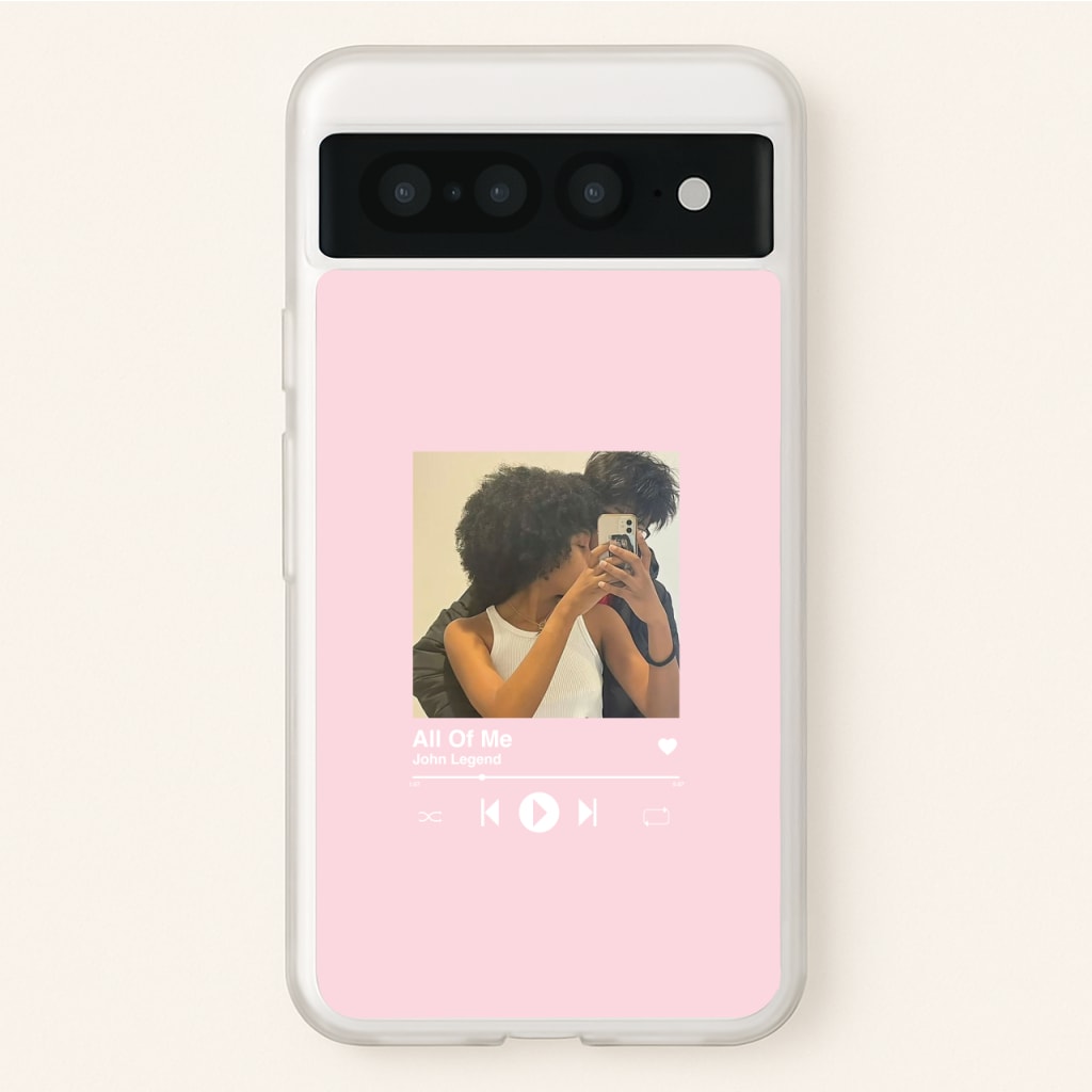 Album Cover - Personalised Couples - Personalised Valentine's Day Phone Case for Google Pixel 7 Pro