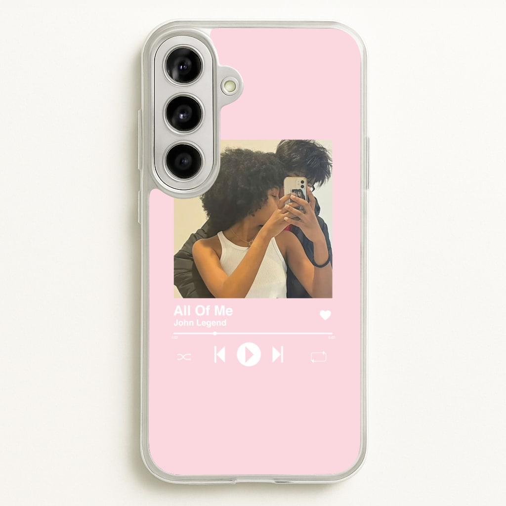 Album Cover - Personalised Couples - Personalised Valentine's Day Phone Case for Galaxy A56