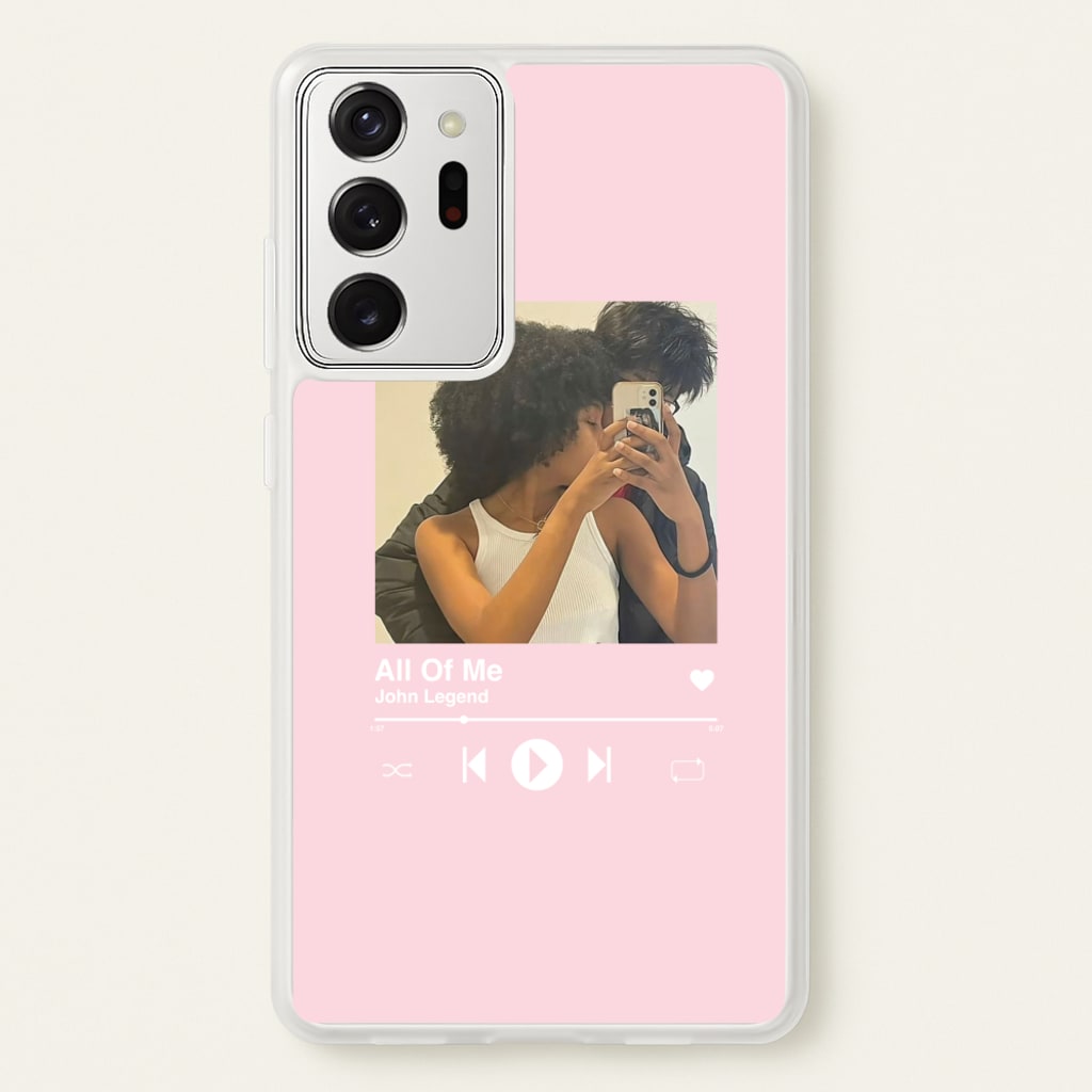 Album Cover - Personalised Couples - Personalised Valentine's Day Phone Case for Galaxy Note 20 Ultra
