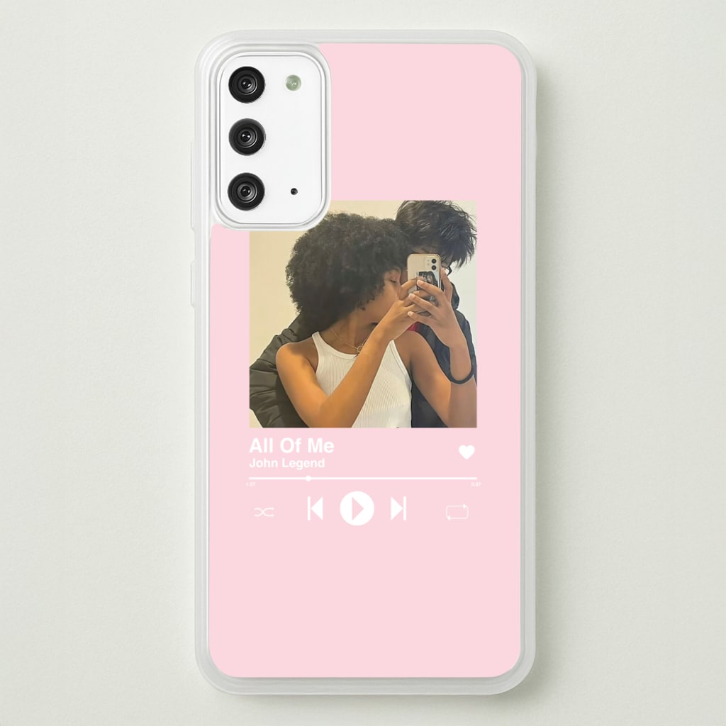 Album Cover - Personalised Couples - Personalised Valentine's Day Phone Case for Galaxy Note 20