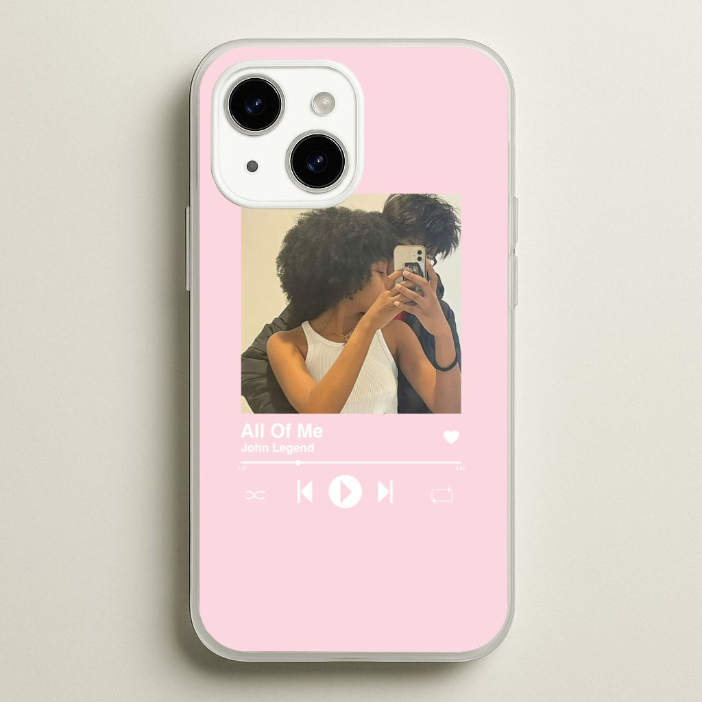 Album Cover - Personalised Couples - Personalised Valentine's Day Phone Case for iPhone 15 Plus