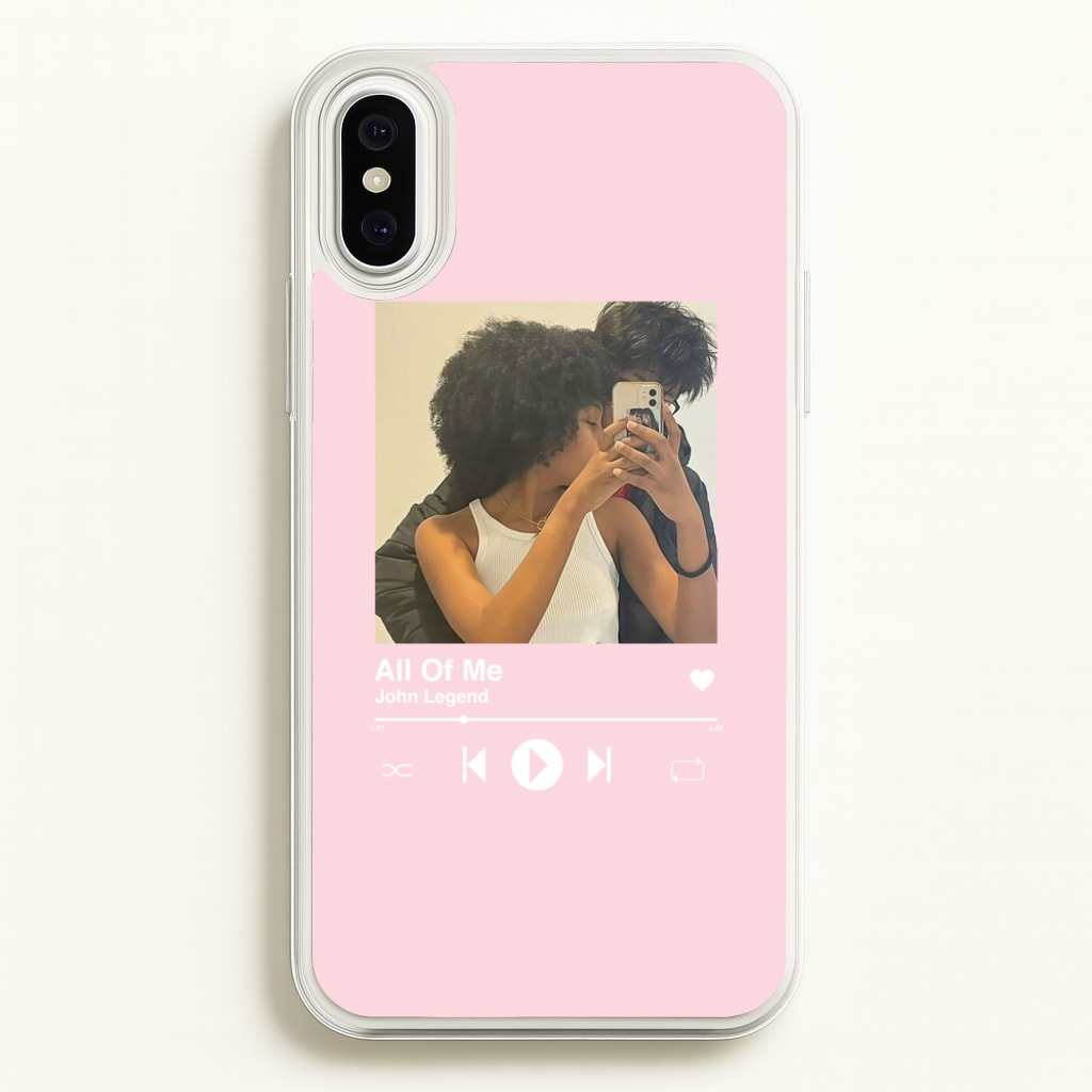Album Cover - Personalised Couples - Personalised Valentine's Day Phone Case for iPhone XS Max