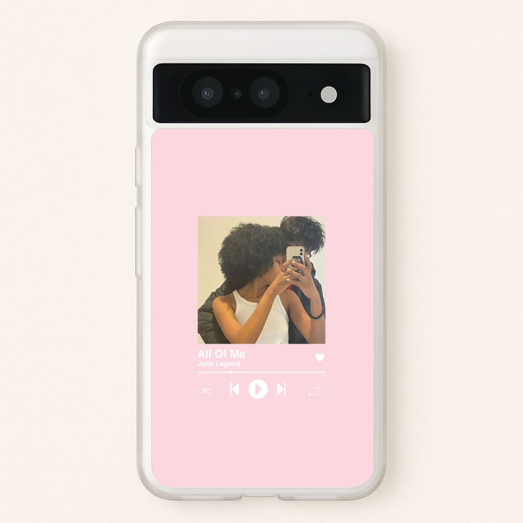 Album Cover - Personalised Couples - Personalised Valentine's Day Phone Case for Google Pixel 8