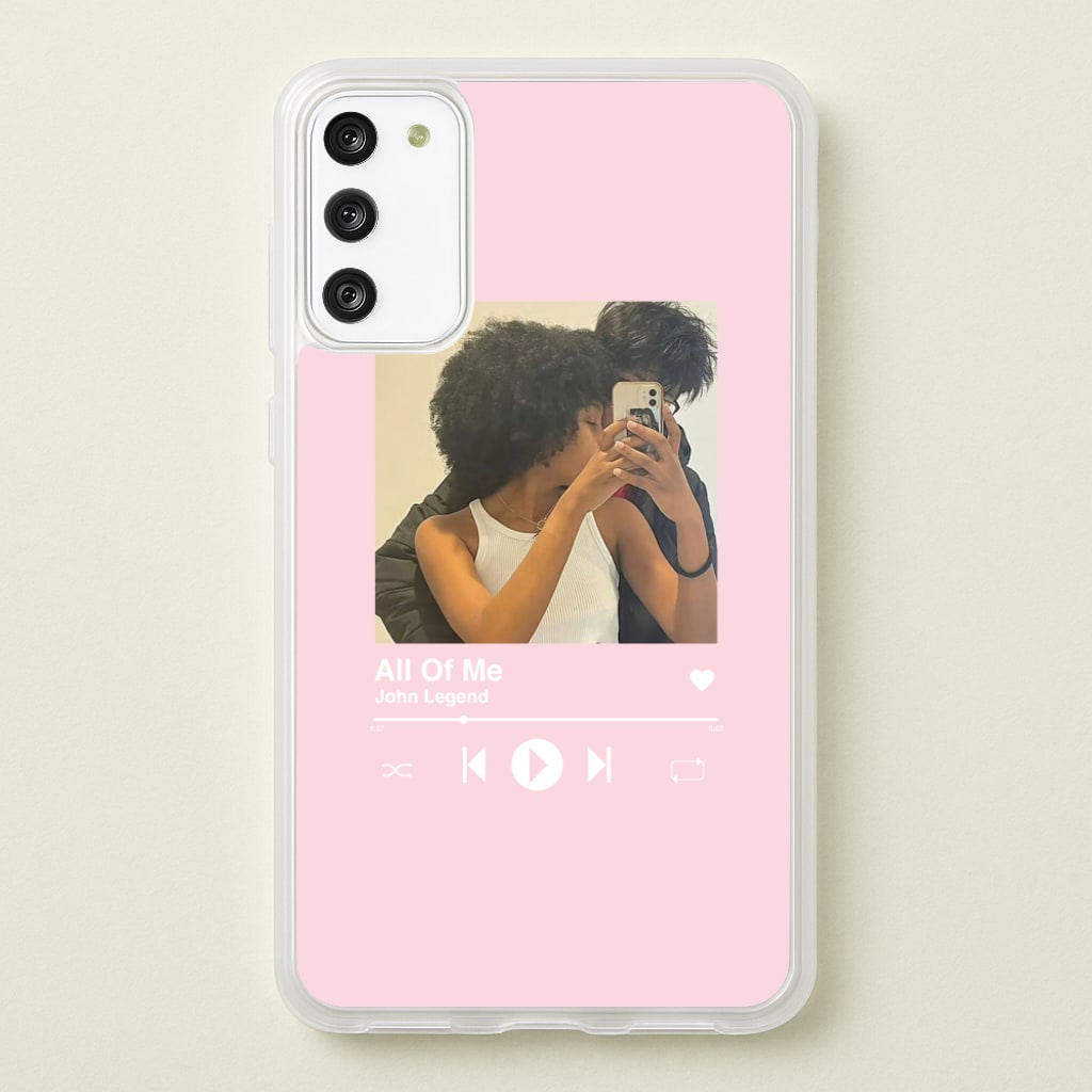 Album Cover - Personalised Couples - Personalised Valentine's Day Phone Case for Galaxy S20FE