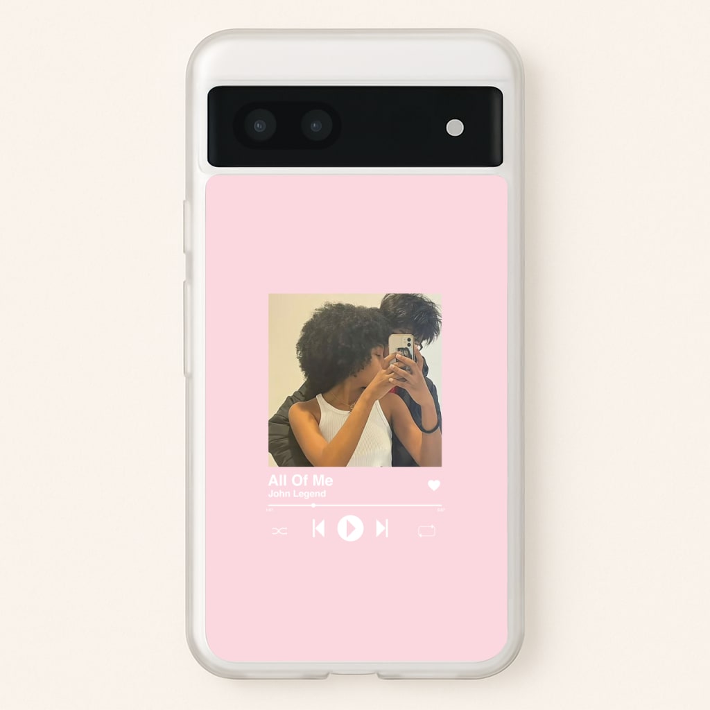 Album Cover - Personalised Couples - Personalised Valentine's Day Phone Case for Google Pixel 7a