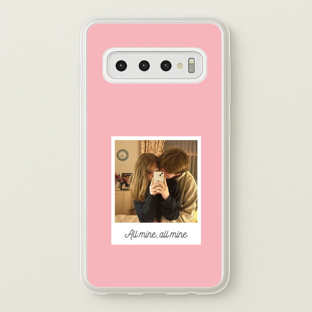 All Mine, All Mine - Personalised Couples - Personalised Valentine's Day Phone Case for Galaxy S10