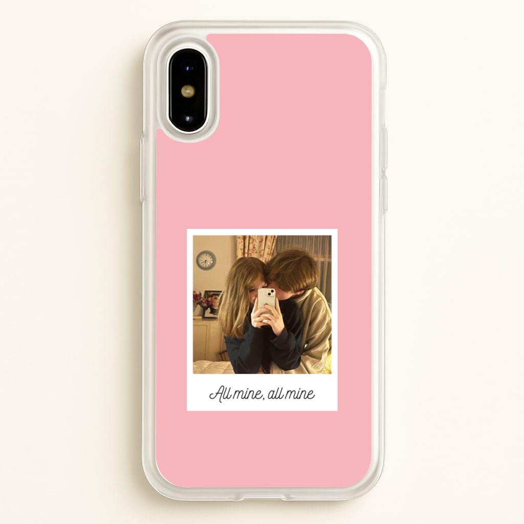 All Mine, All Mine - Personalised Couples - Personalised Valentine's Day Phone Case for iPhone X / XS