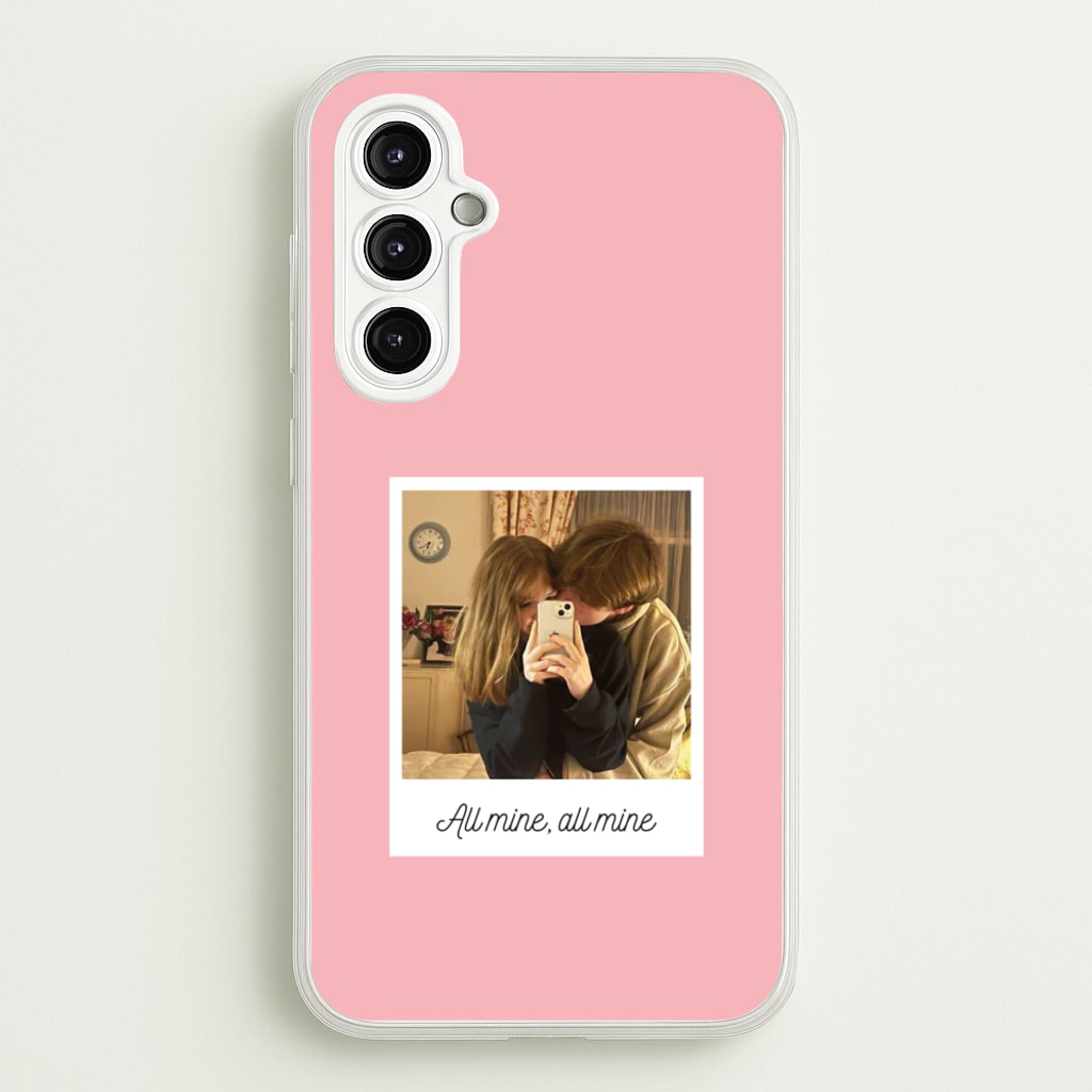 All Mine, All Mine - Personalised Couples - Personalised Valentine's Day Phone Case for Galaxy A14