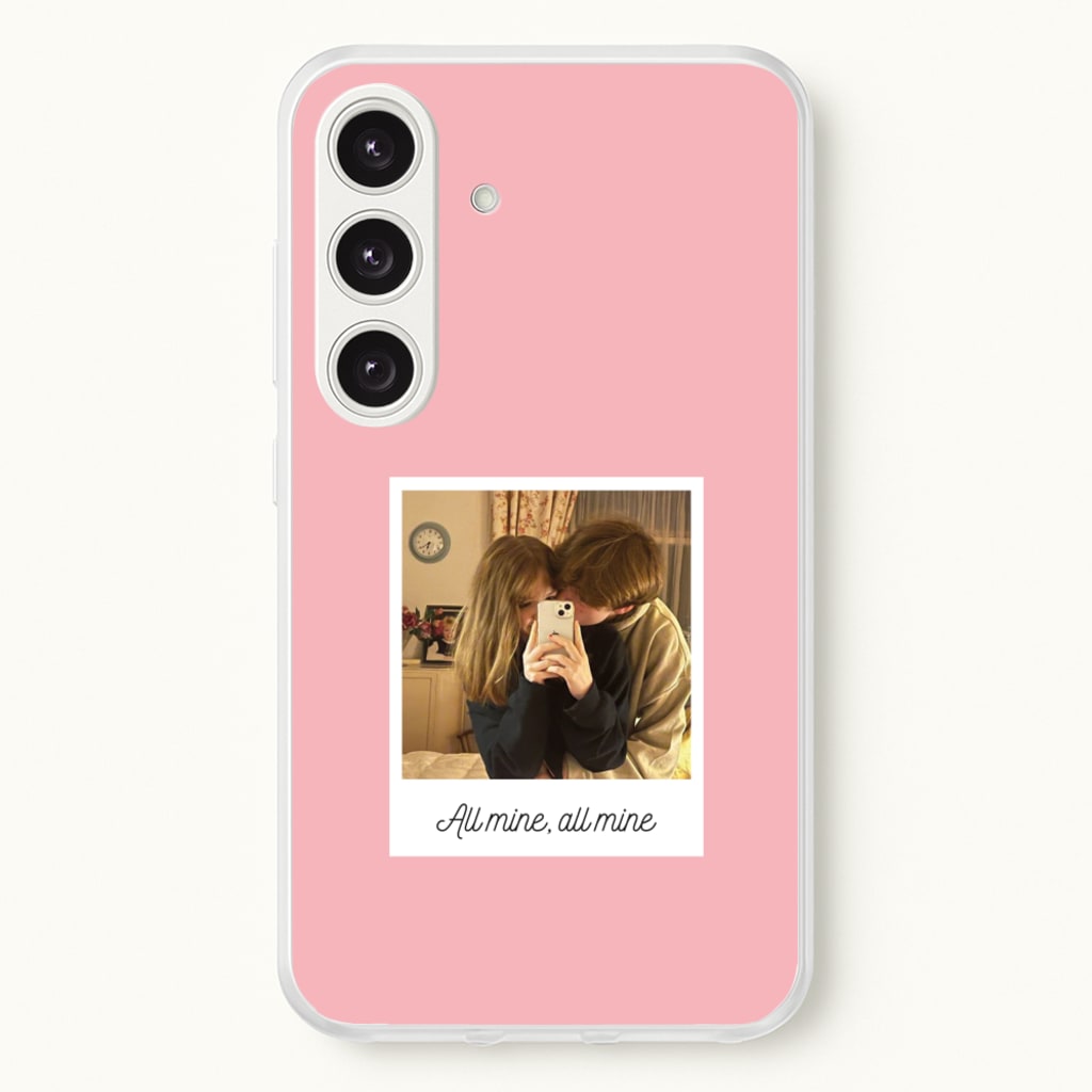 All Mine, All Mine - Personalised Couples - Personalised Valentine's Day Phone Case for Galaxy S24FE